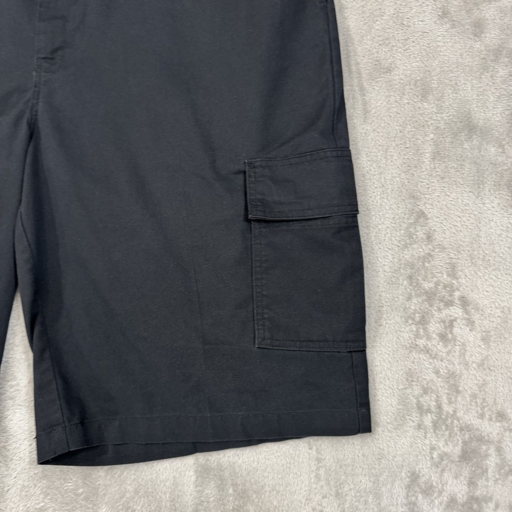 Dickies Shorts Mens 42 Black Cargo Relaxed Lightweight Workwear Twill High Rise - Picture 7 of 13